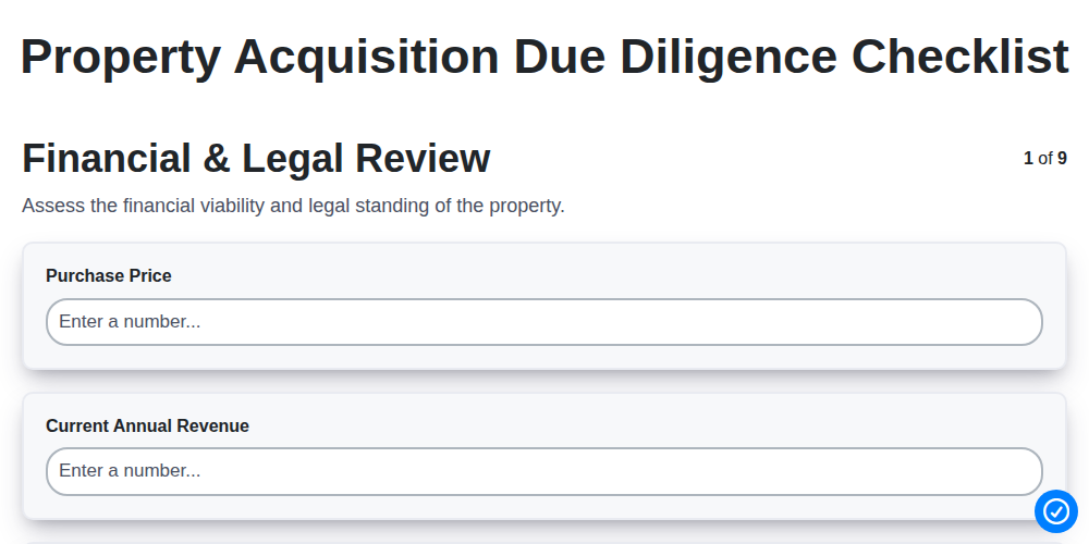 The Ultimate Property Acquisition Due Diligence Checklist: A Step-by ...